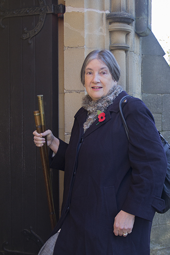 Gillian Armitt, Administrator, Eyam Parish Church